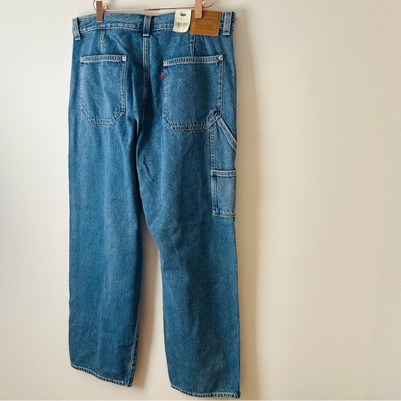 New Levi's Dad Utility Pants Jeans Denim Straight Leg Baggy - Picture 15 of 15